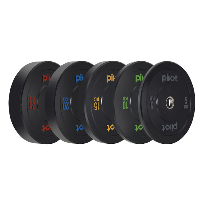 BLACK Pivot Olympic Bumper Weight Plate