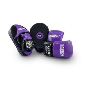 Purple boxing gloves