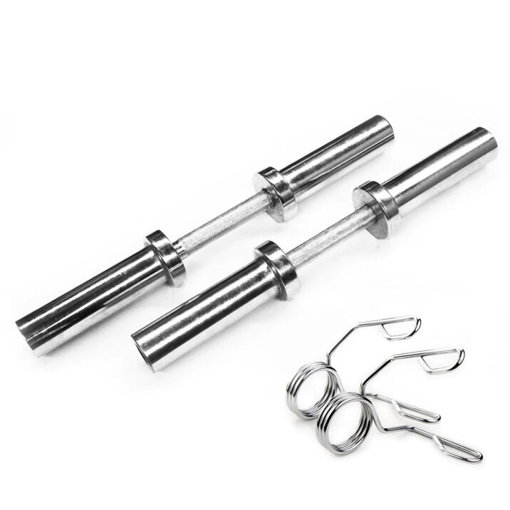 chrome plated dumbbell handles