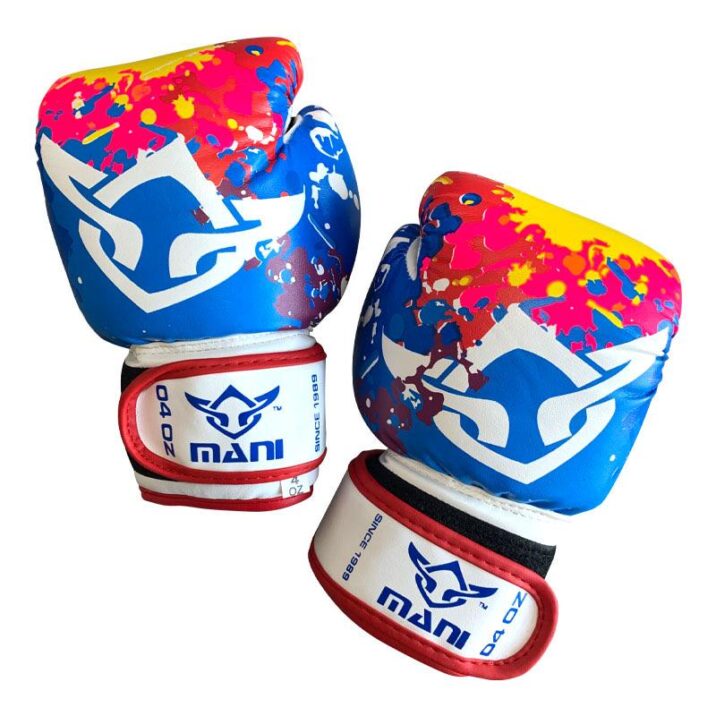 MULTI-COLOUR MOULD PADDING KIDS BOXING GLOVES MANI