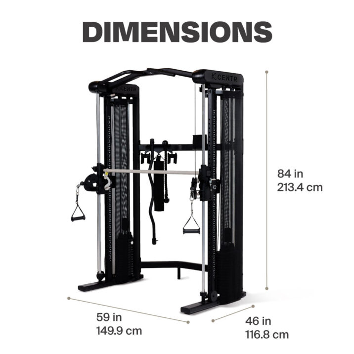 CENTR 3 HOME GYM FUNCTIONAL TRAINER WITH SELECTORIZED SMITH BAR - Image 4