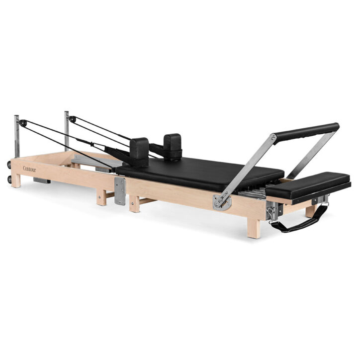 Lifespan Fitness Contour Folding Wooden Reformer Pilates Bed Set - Image 2