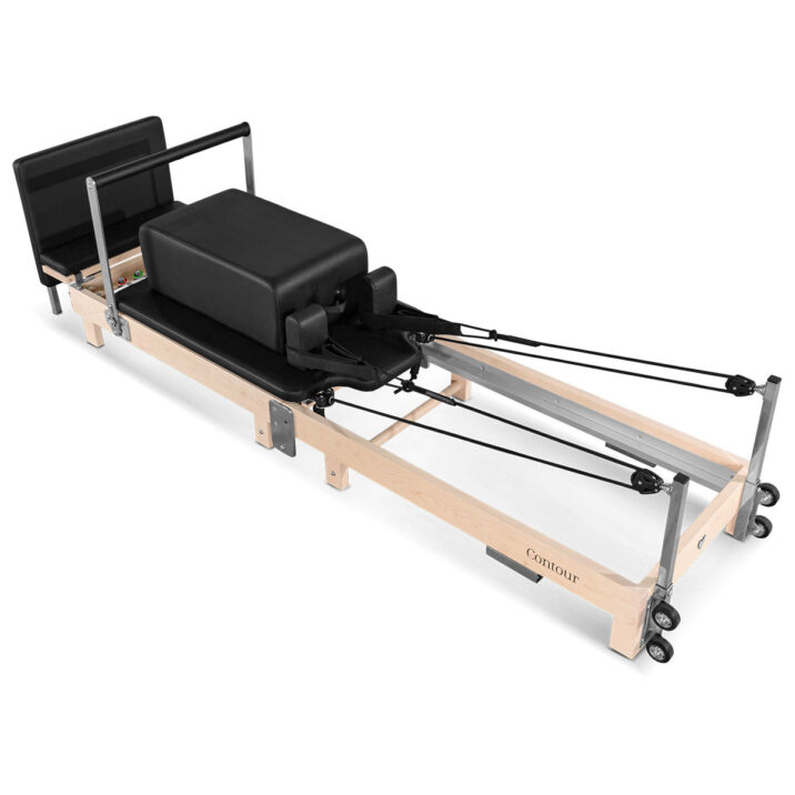 Lifespan Fitness Contour Folding Wooden Reformer Pilates Bed Set - Image 5