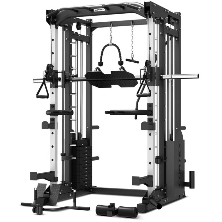 CORTEX SM-25 6-IN-1 POWER RACK WITH SMITH & CABLE MACHINE